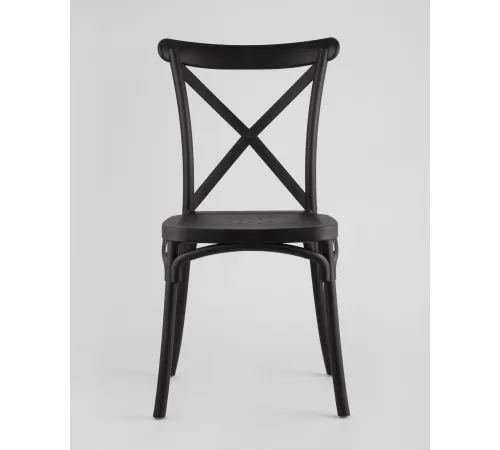 Стул Stool Group Кроссбэк пластиковый черный