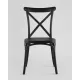 Стул Stool Group Кроссбэк пластиковый черный