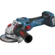 Угловая шлифмашина Bosch GWS 18V-15 SC Professional 06019H6101 с 2-мя АКБ, кейс