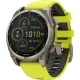 Умные часы Garmin Fenix 8 Solar, Sapphire 47мм титановый серый с желтым ремешком