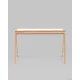 Стол Stool Group Pyramid 118x53 T-002-P белый/светлое дерево
