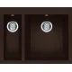 Кухонная мойка Elleci Quadra 150 Espresso 78