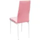 Стул Mio Tesoro Джия DC-060KD розовый/белый