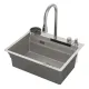 Кухонная мойка Roxen Stage Plus 560250-60-S многофункциональная 8 в 1 60*48/текстурный сатин
