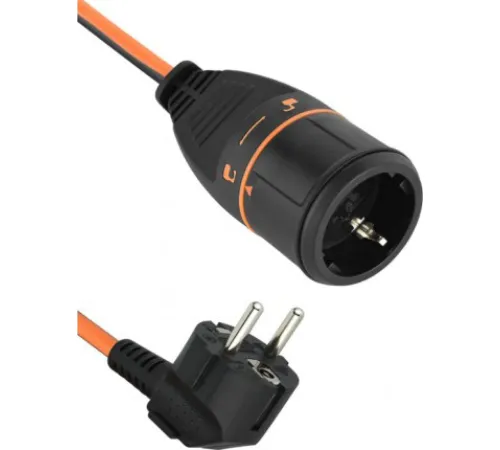 Удлинитель Electraline 01731 20 м, оранжевый