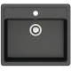 Кухонная мойка Berge BR-5750 + Like F8007122 черный