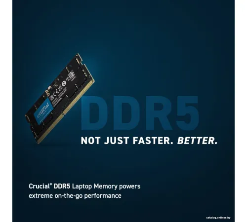 Оперативная память Crucial 16ГБ DDR5 SODIMM 4800МГц CB16GS4800
