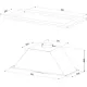 Кухонная вытяжка KUPPERSBERG Slimlux Inlinea 70 WX