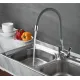 Смеситель Ledeme H98 L4898-9 серый/хром