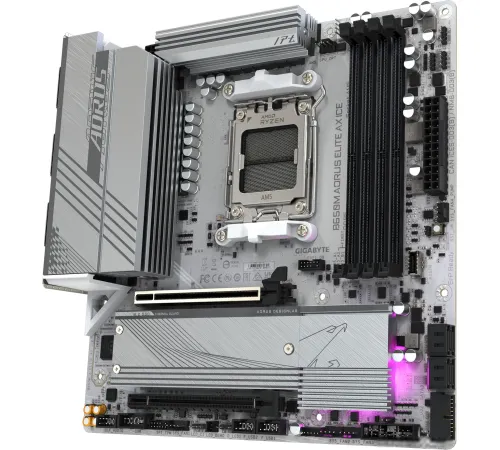 Материнская плата Gigabyte B650M Aorus Elite AX Ice