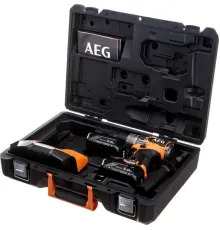 Ударная дрель-шуруповерт AEG Powertools BSB 18C3BL-502C 4935478939 с 2-мя АКБ 5 Ач, кейс