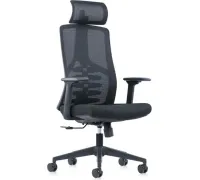 Офисное кресло SitZone CH-359A сетка/ткань, черный