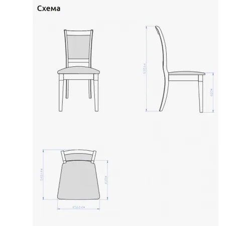 Стул Мебель-класс Гармония 2 шт, Verona Premium 66/белый