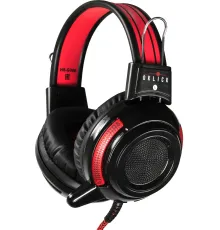 Наушники с микрофоном Оклик HS-G300 Armageddon черный/красный