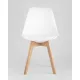Стул Stool Group Frankfurt New Y863 белый/деревянные ножки