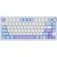 Клавиатура Royal Kludge R75 RGB Taro Milk RK Silver