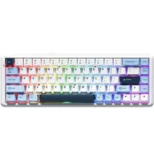 Клавиатура Ajazz AK680 Max белый/голубой/темно-синий