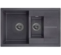 Кухонная мойка  Granula 7802 черный