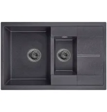 Кухонная мойка  Granula 7802 черный