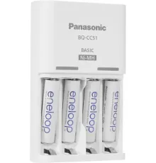 Аккумуляторы + зарядное Panasonic Eneloop Basiс Charger K-KJ51MCD04E