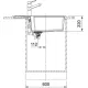Кухонная мойка Franke UBG 611-78L графит
