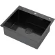 Кухонная мойка ARFEKA Eco AR мойка 600*500 POP-UP, коландер G, дозатор BLACK DECOR MILLET GRAINS