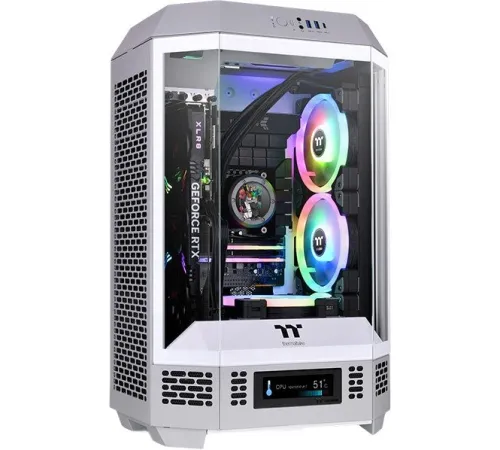 Корпус Thermaltake The Tower 300 Limestone CA-1Y4-00SIWN-00