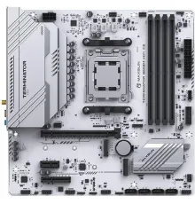 Материнская плата Maxsun Terminator B650M WiFi Ice