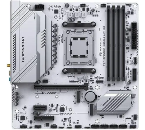 Материнская плата Maxsun Terminator B650M WiFi Ice