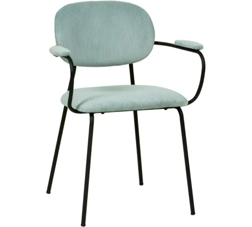 Стул Stool Group Кэрол серо-голубой/черный