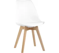 Стул Stool Group Frankfurt New Y863 белый/деревянные ножки
