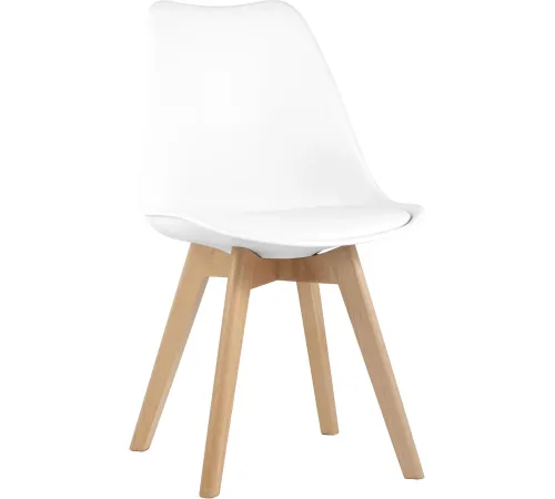 Стул Stool Group Frankfurt New Y863 белый/деревянные ножки