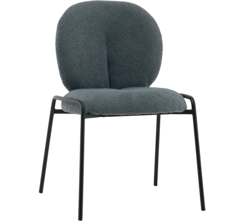 Стул Stool Group Моллек AV 438-Fl83-9005 букле темно-серый