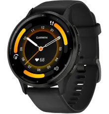 Умные часы Garmin Venu 3 черный, с силиконовым ремешком