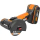 Угловая шлифмашина Worx WX801 с 1-им АКБ, кейс