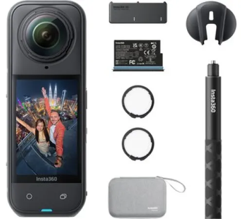 Экшен-камера Insta360 X5 Essential Pack черный