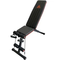 Силовая скамья DFC Homegym DCH310 с эспандерами