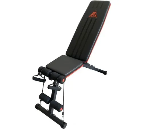 Силовая скамья DFC Homegym DCH310 с эспандерами