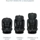 Детское автокресло Indigo Aero Isofix ST-3 темно-серый лен