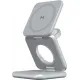 Беспроводное зарядное Magssory Fold Pro 3 в 1 WCH063 серебристый