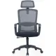 Офисное кресло SitZone U-060A сетка/ткань, черный, крестовина пластик