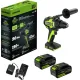 Дрель-шуруповерт Greenworks GD24DD90 3707507CUD с 2-мя АКБ