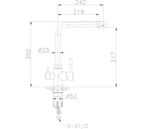 Смеситель  Lemark EXPERT LM5060S