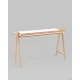 Стол Stool Group Pyramid 118x53 T-002-P белый/светлое дерево