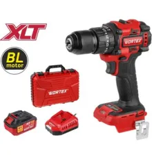 Ударная дрель-шуруповерт Wortex BD 2030-1 Li XLT SET с 1-м АКБ, кейс