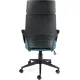 Кресло Norden IQ CX0898H-1-56 черный/бирюзовый