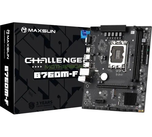 Материнская плата Maxsun Challenger B760M-F