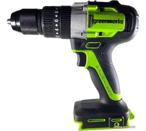 Ударная дрель-шуруповерт Greenworks GD24DD60K2 3704107UA с 1-им АКБ