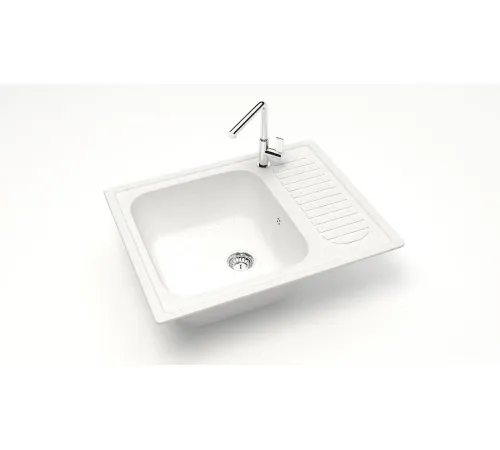 Кухонная мойка MARRBAXX Карельский камень модель 15/G31 F015G031 белый