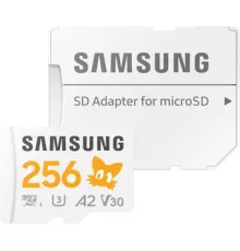 Карта памяти Samsung PRO Plus Sonic the Hedgehog microSDXC 256GB MB-MD256SA/LC1 с адаптером